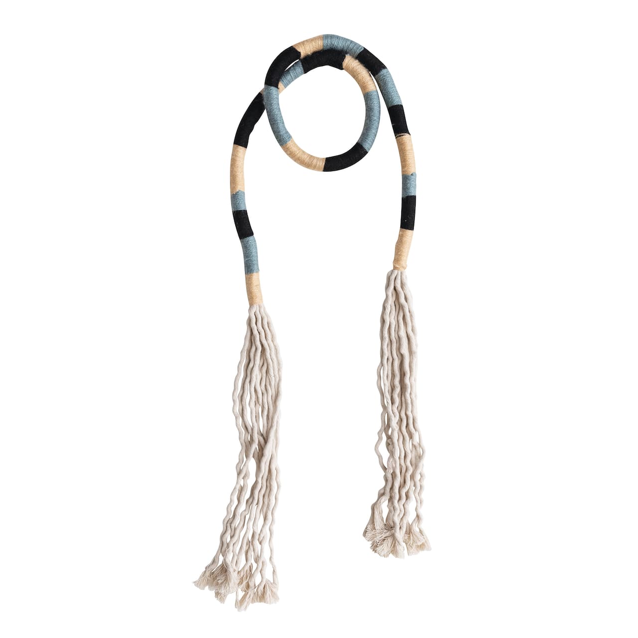 Hello Honey® 6ft. Multicolor Cotton & Wool Garland with Tassels